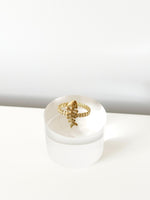 Fish Bone Dreams Ring - Jas | Gold & silver ring - Jas | Perfect On You