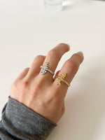 Fish Bone Dreams Ring - Jas | Gold & silver ring - Jas | Perfect On You