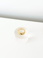 France Croissant Ring - Jas | Gold & silver ring - Jas | Perfect On You