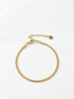 Gold 3mm Snake chain Bracelet - Jas | Gold bracelet - Jas | Perfect On You