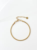 Gold 3mm Snake chain Bracelet - Jas | Gold bracelet - Jas | Perfect On You