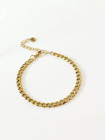 Gold CURB chain Bracelet - Jas | Gold bracelet - Jas | Perfect On You