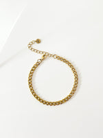 Gold CURB chain Bracelet - Jas | Gold bracelet - Jas | Perfect On You