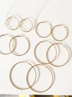 Gold Mira Classic hoops - Jas | Hoop Earrings - Jas | Perfect On You