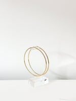 Gold Mira Classic hoops - Jas | Hoop Earrings - Jas | Perfect On You