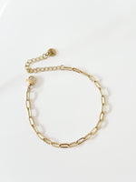 Gold Oval Bracelet - Jas | Gold bracelet - Jas | Perfect On You