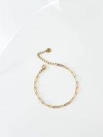 Gold Paper Clip Bracelet - Jas | Gold bracelet - Jas | Perfect On You