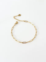 Gold Paper Clip Bracelet - Jas | Gold bracelet - Jas | Perfect On You