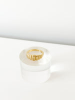 Gold Shell Band - Jas | Gold & silver ring - Jas | Perfect On You