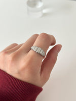 Gold Shell Band - Jas | Gold & silver ring - Jas | Perfect On You