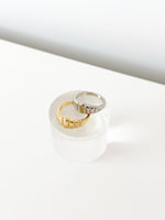 Gold Shell Band - Jas | Gold & silver ring - Jas | Perfect On You