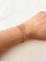 Gold Snake Bead Bracelet - Jas | Gold bracelet - Jas | Perfect On You