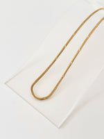 Gold Star Herringbone Chain Necklace - JAS | Gold necklace - Jas | Perfect On You