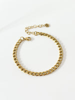 Gold Thick curb bracelet - Jas | Gold bracelet - Jas | Perfect On You