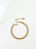 Gold Thick curb bracelet - Jas | Gold bracelet - Jas | Perfect On You