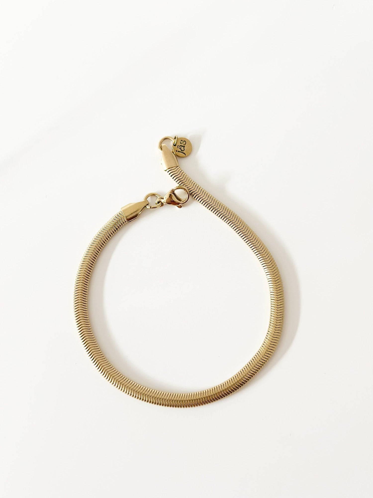 Gold Thick Snake Chain Bracelet - Jas | Gold bracelet - Jas | Perfect On You