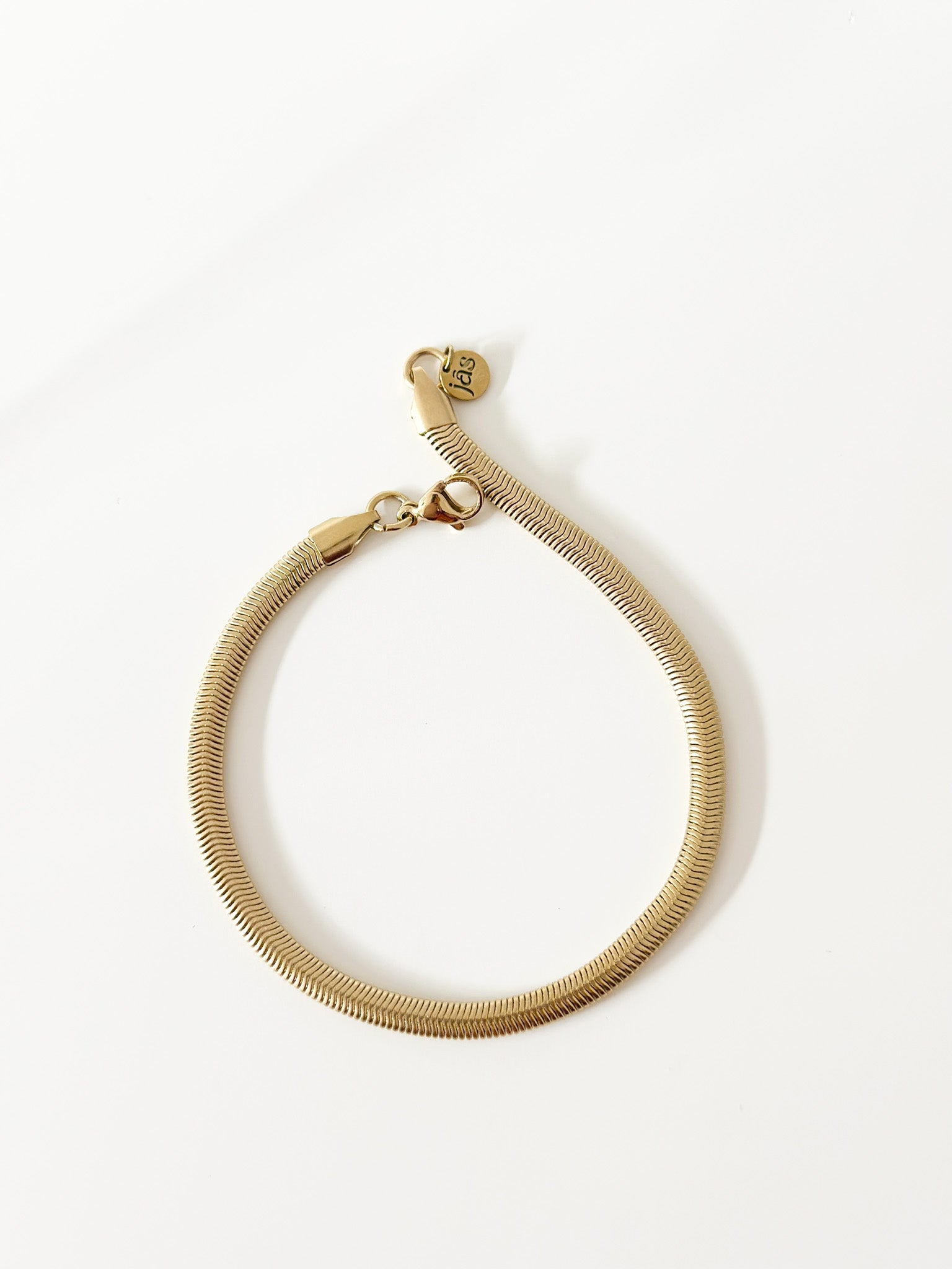Gold Thick Snake Chain Bracelet - Jas | Gold bracelet - Jas | Perfect On You