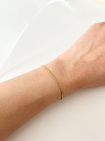 Gold thin Box Bracelet - Jas | Gold bracelet - Jas | Perfect On You