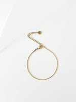Gold thin Box Bracelet - Jas | Gold bracelet - Jas | Perfect On You