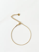 Gold thin Box Bracelet - Jas | Gold bracelet - Jas | Perfect On You