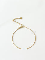 Gold thin Box Bracelet - Jas | Gold bracelet - Jas | Perfect On You