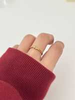 Gold Wave Ring - Jas | Gold & silver ring - Jas | Perfect On You