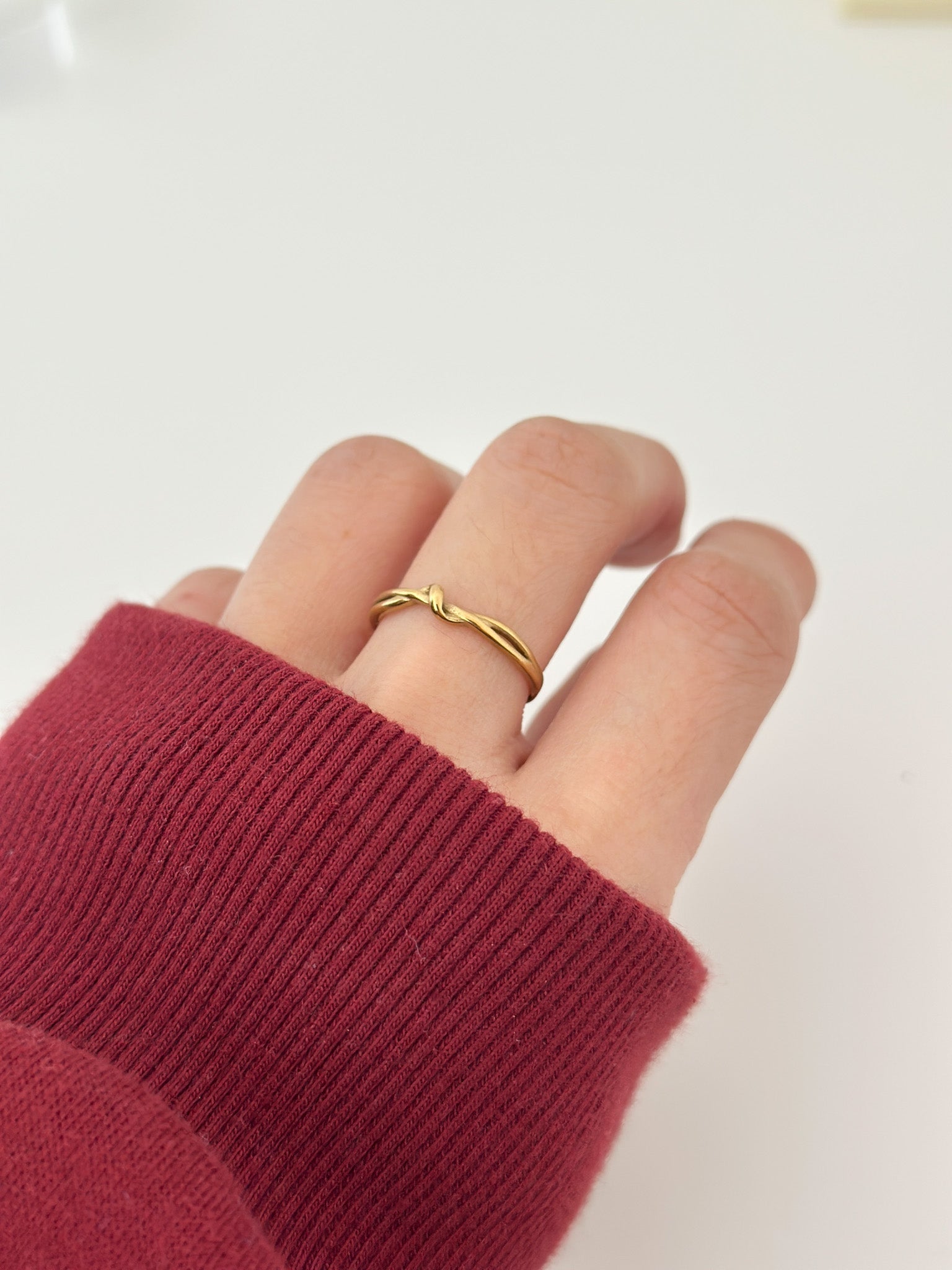 Gold Wave Ring - Jas | Gold & silver ring - Jas | Perfect On You