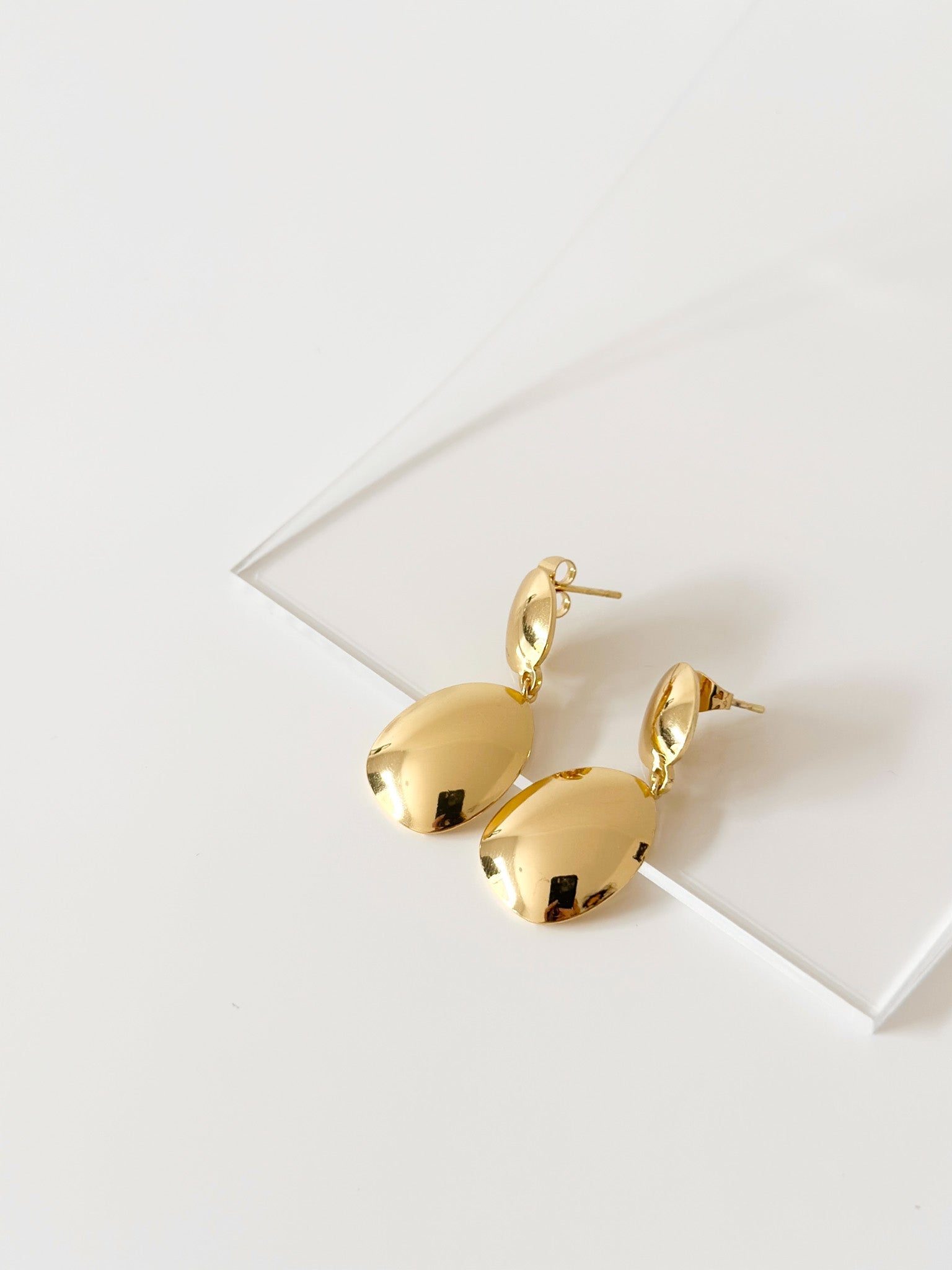 Golden Aura Drop Earrings - Jas | Gold Earring - Jas | Perfect On You