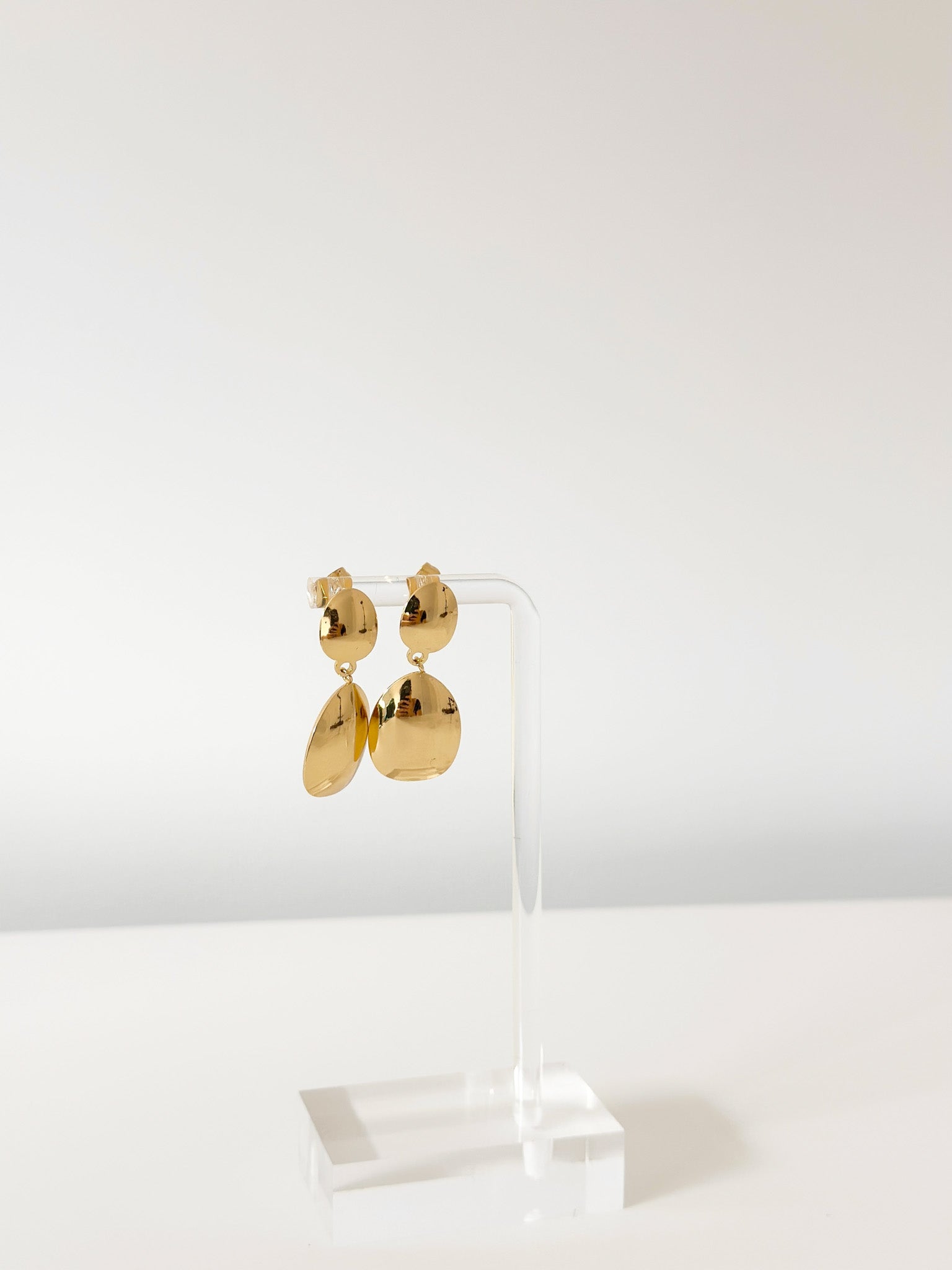 Golden Aura Drop Earrings - Jas | Gold Earring - Jas | Perfect On You