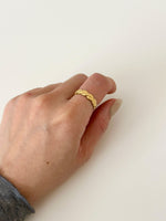 Golden Ripple Ring - Jas | Gold Ring - Jas | Perfect On You