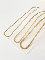 Herringbone Necklace - JAS | Gold necklace - Jas | Perfect On You