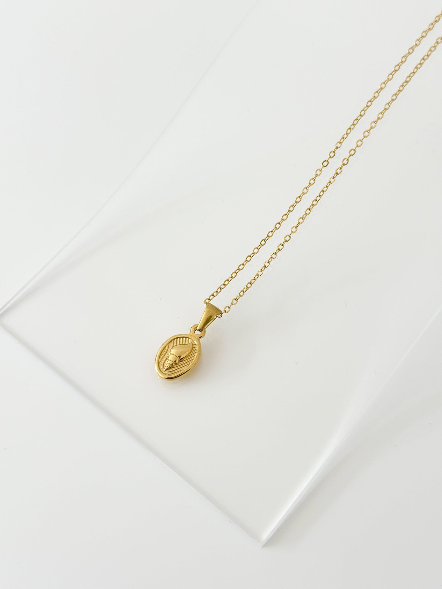 Iconic Medallion Pendant Necklace - Jas | Gold necklace - Jas | Perfect On You