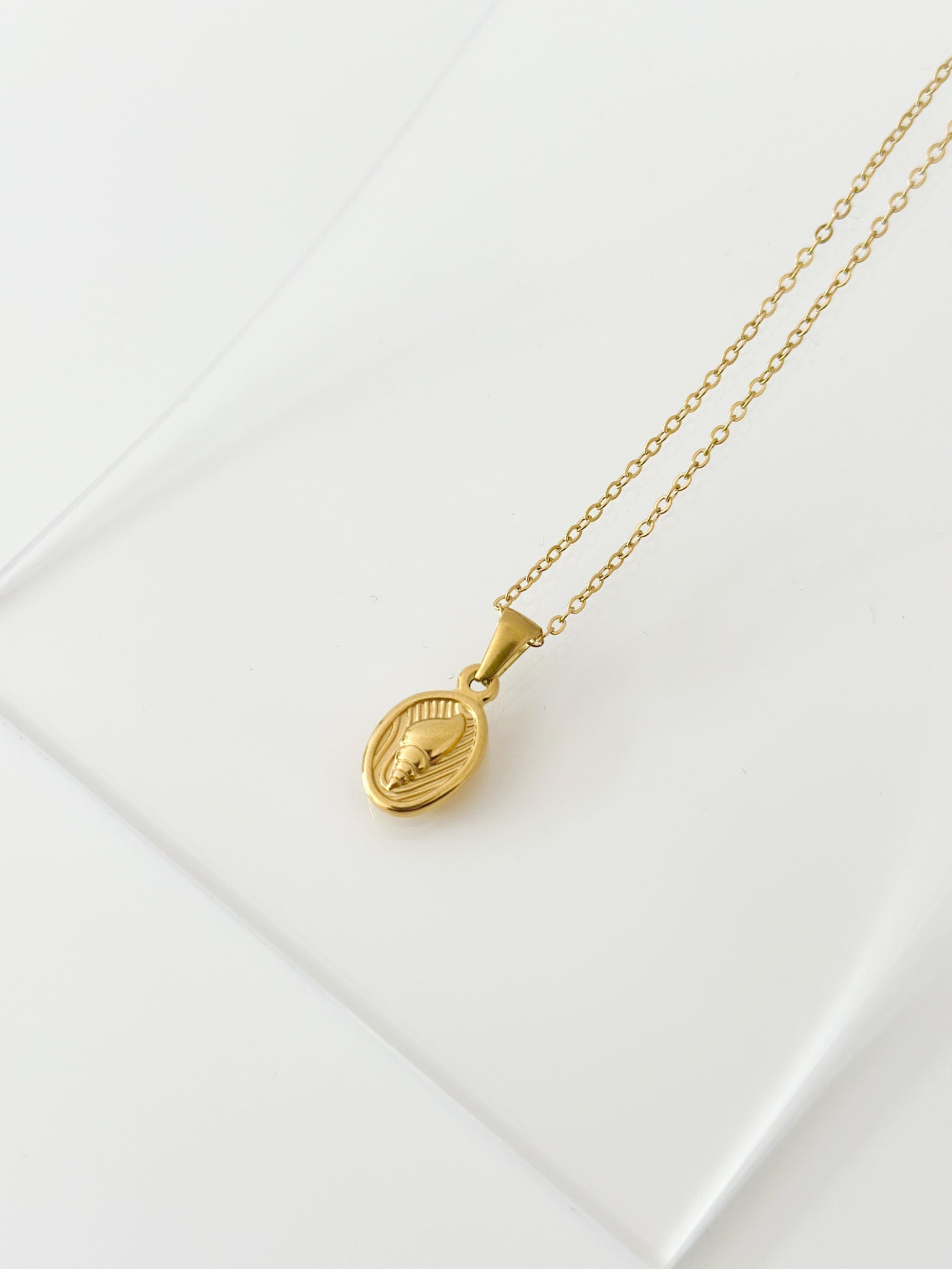Iconic Medallion Pendant Necklace - Jas | Gold necklace - Jas | Perfect On You