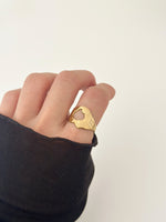 Lava Flow Ring - Jas | Gold & silver ring - Jas | Perfect On You