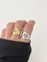 Lava Flow Ring - Jas | Gold & silver ring - Jas | Perfect On You