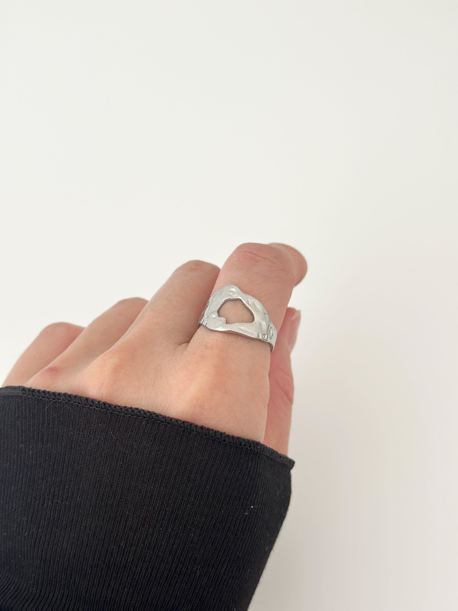 Lava Flow Ring - Jas | Gold & silver ring - Jas | Perfect On You
