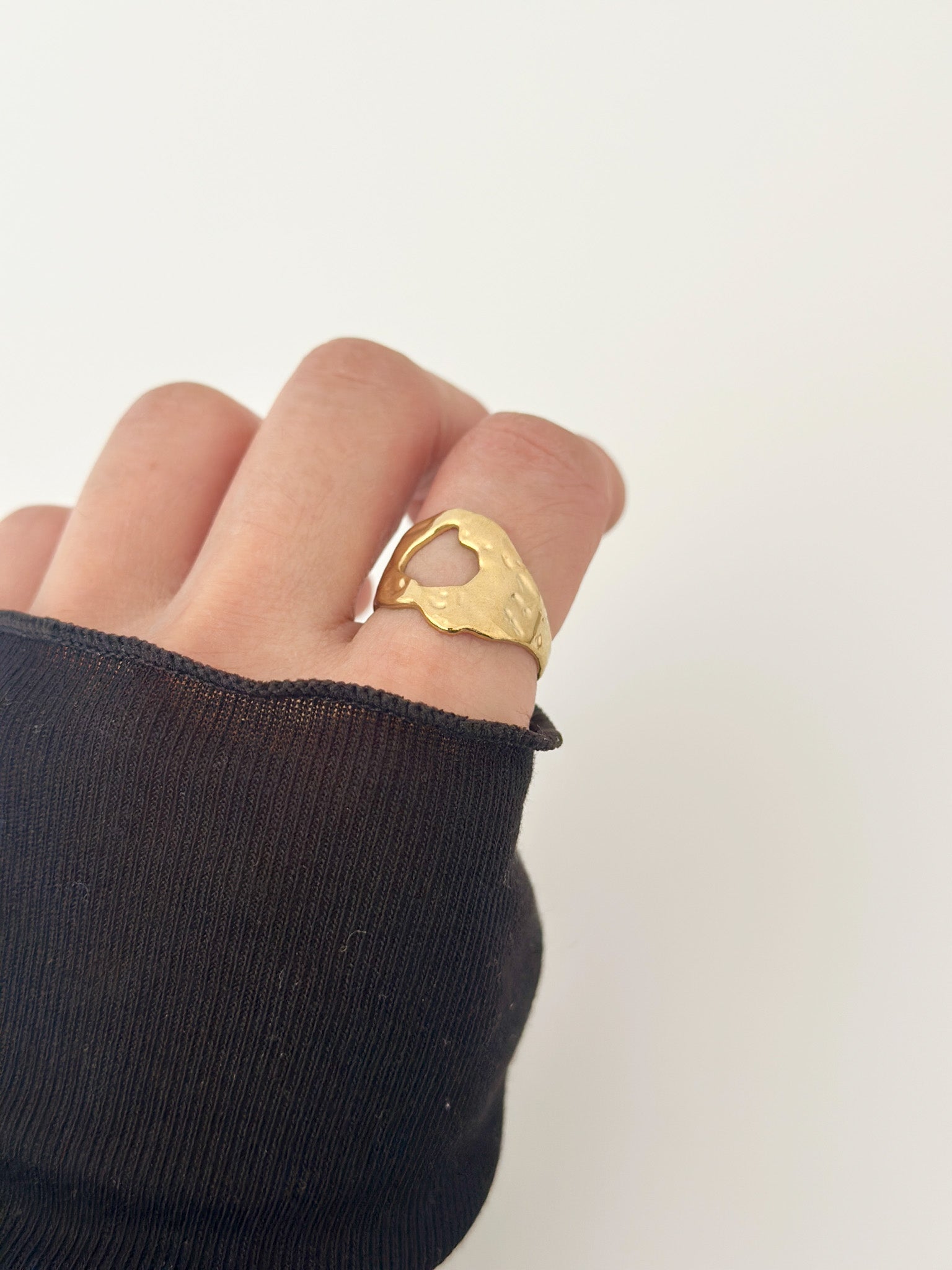 Lava Flow Ring - Jas | Gold & silver ring - Jas | Perfect On You