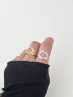 Lava Flow Ring - Jas | Gold & silver ring - Jas | Perfect On You