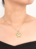Lemon Bloom - JAS | Silver necklace - Jas | Perfect On You