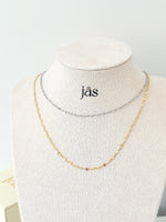 Lip Chain Necklace - Jas | Gold & silver necklace - Jas | Perfect On You