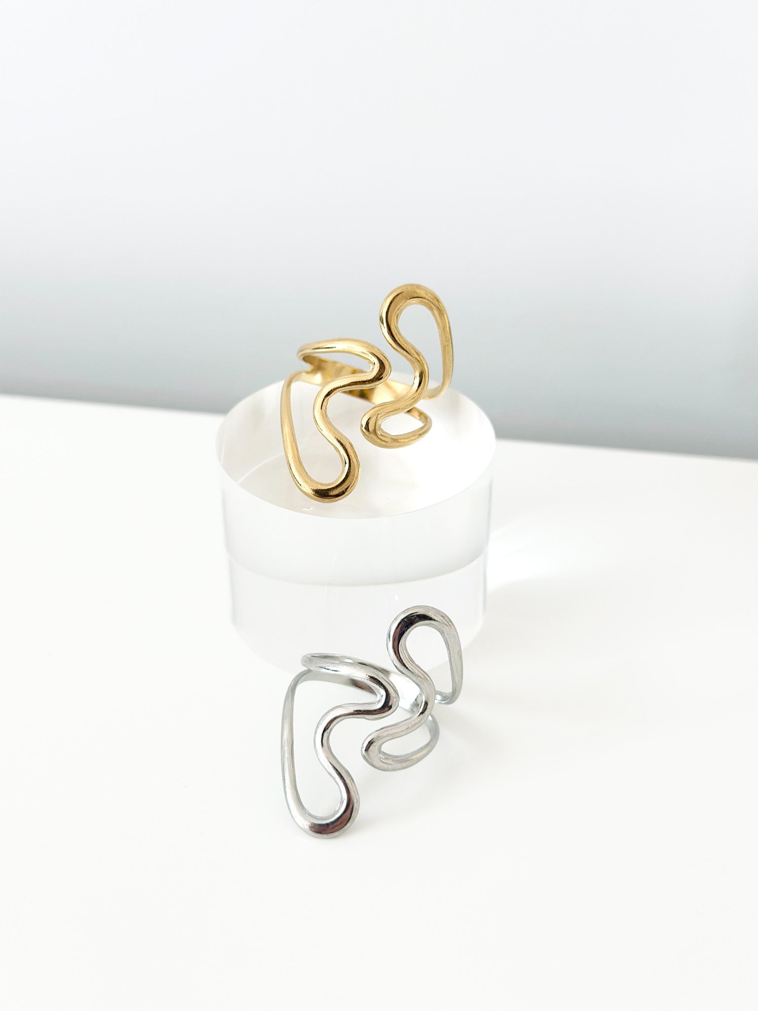 Liquid Muse Ring - Jas | Gold & silver ring - Jas | Perfect On You