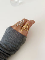 Liquid Muse Ring - Jas | Gold & silver ring - Jas | Perfect On You