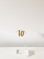 Luxe Curve Hoops - Jas | Gold Earring - Jas | Perfect On You