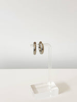 Luxe Curve Hoops - Jas | Silver Earring - Jas | Perfect On You