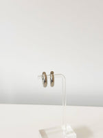 Luxe Curve Hoops - Jas | Silver Earring - Jas | Perfect On You