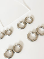 Luxe Curve Hoops - Jas | Silver Earring - Jas | Perfect On You