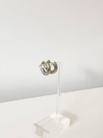 Luxe Curve Hoops - Jas | Silver Earring - Jas | Perfect On You