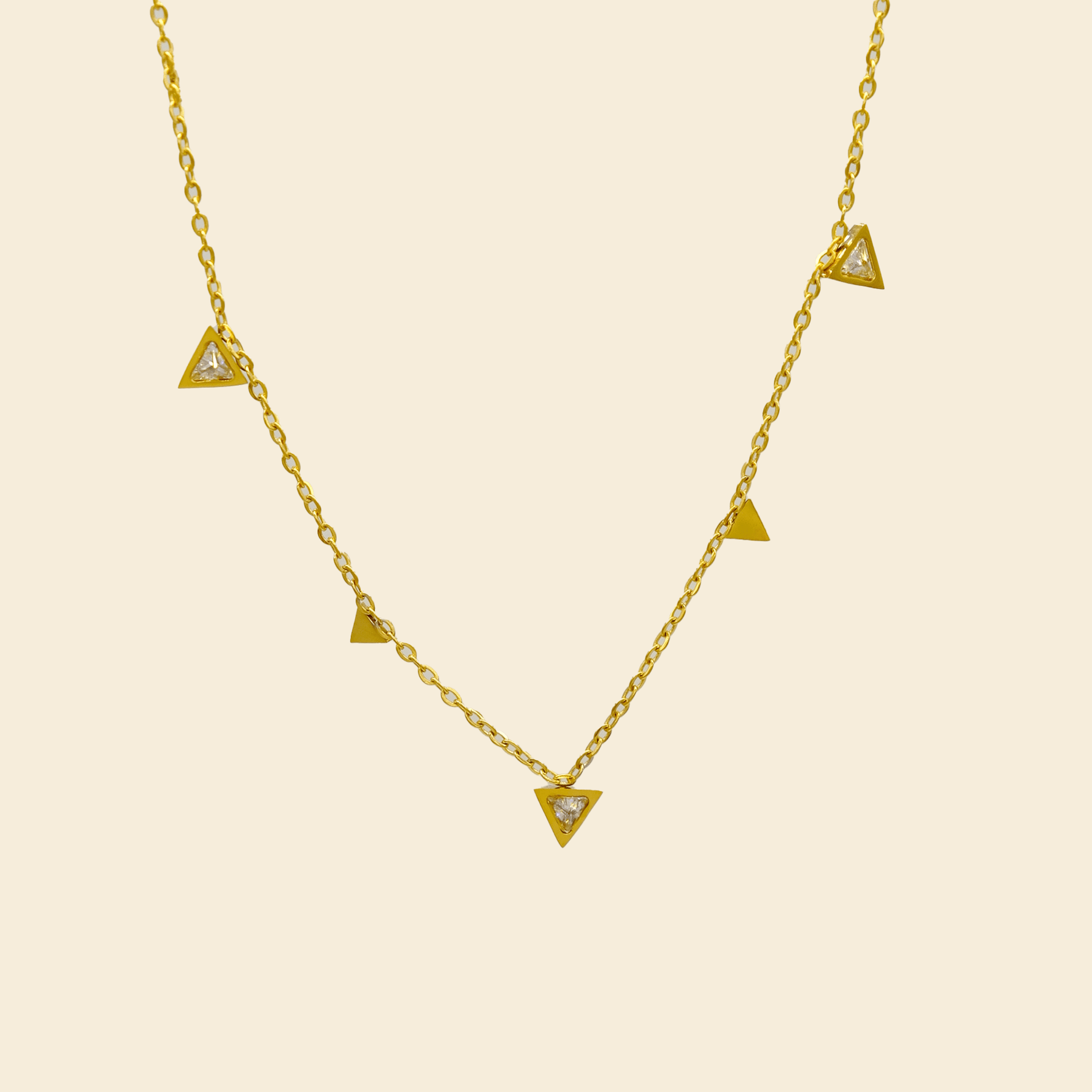 Mini Cube Crystal Necklace - JAS - Jas | Perfect On You