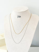 Mirror Chain Necklace - Jas | Gold & silver necklace - Jas | Perfect On You