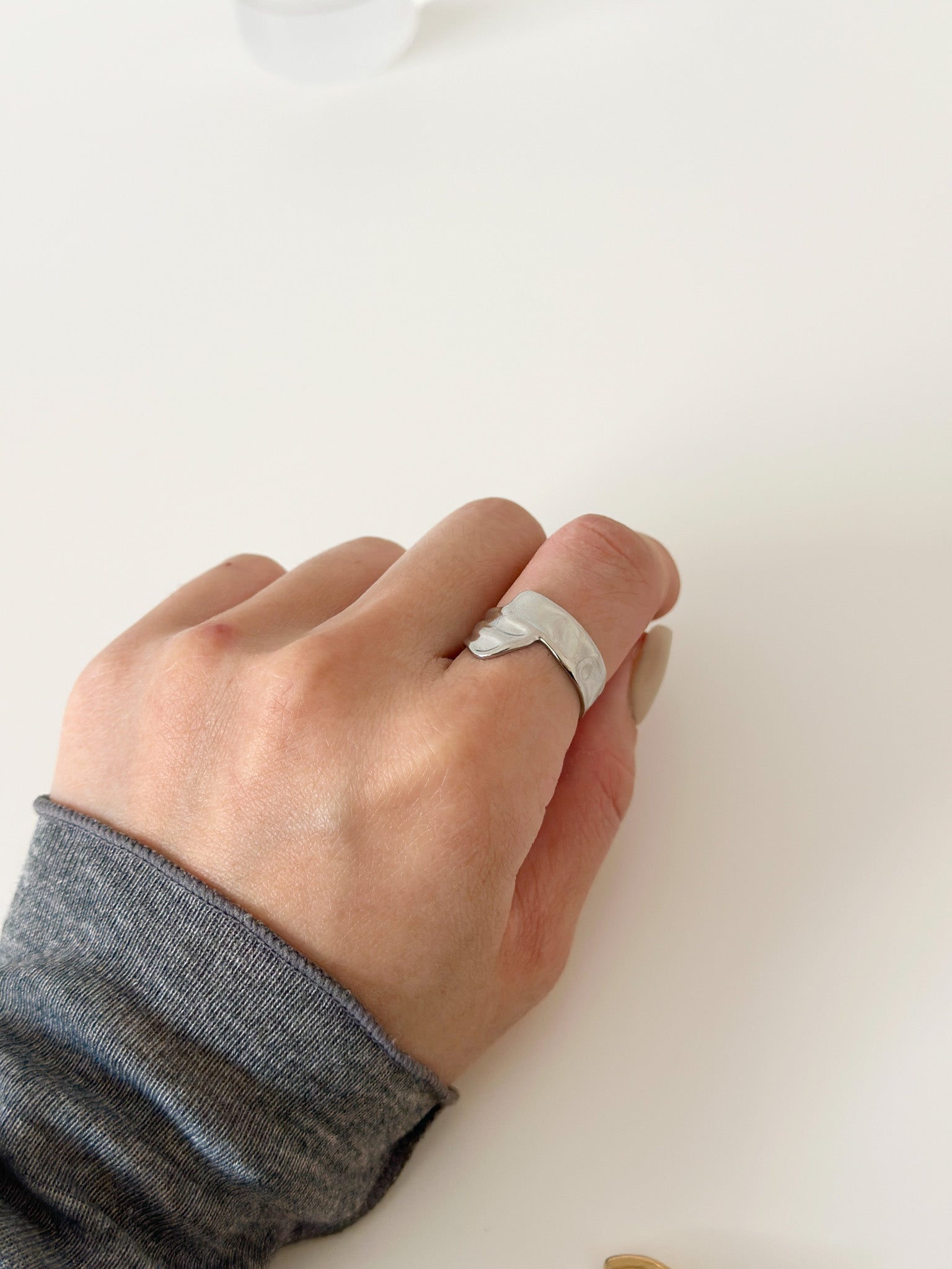 Molten Glow Ring - Jas | Gold & silver ring - Jas | Perfect On You